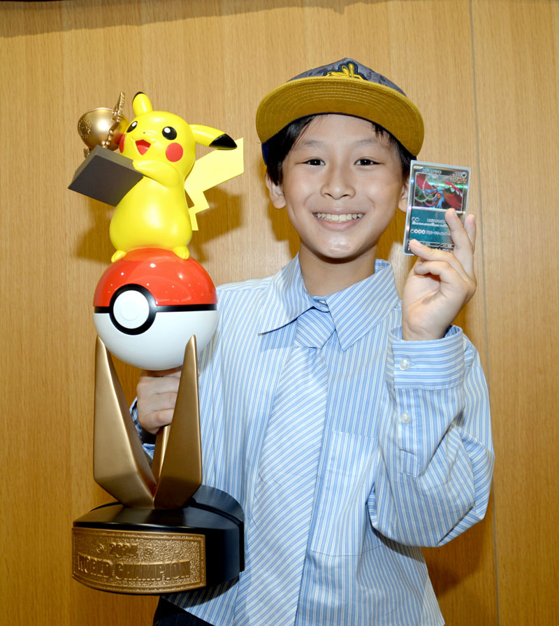 ポケモンのカードゲーム世界大会で優勝した大田選手