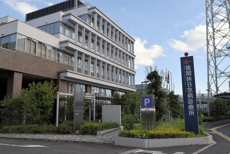 遺体が置き去りにされた船橋市夜間休日急病診療所=9月、船橋市北本町1