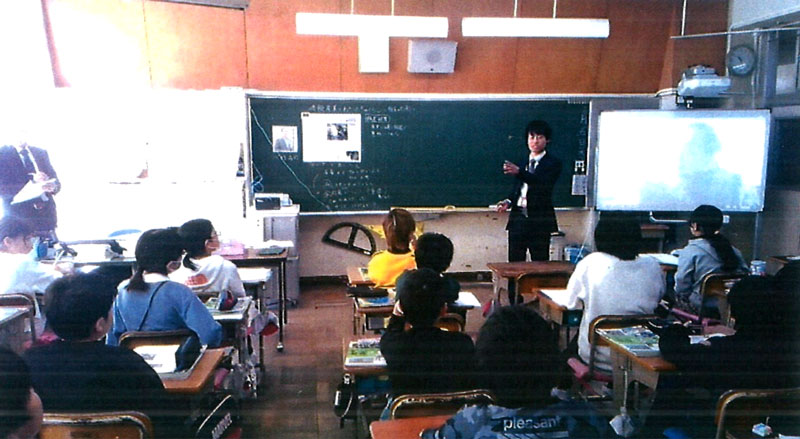 八千代市立大和田西小学校のＮＩＥ活動