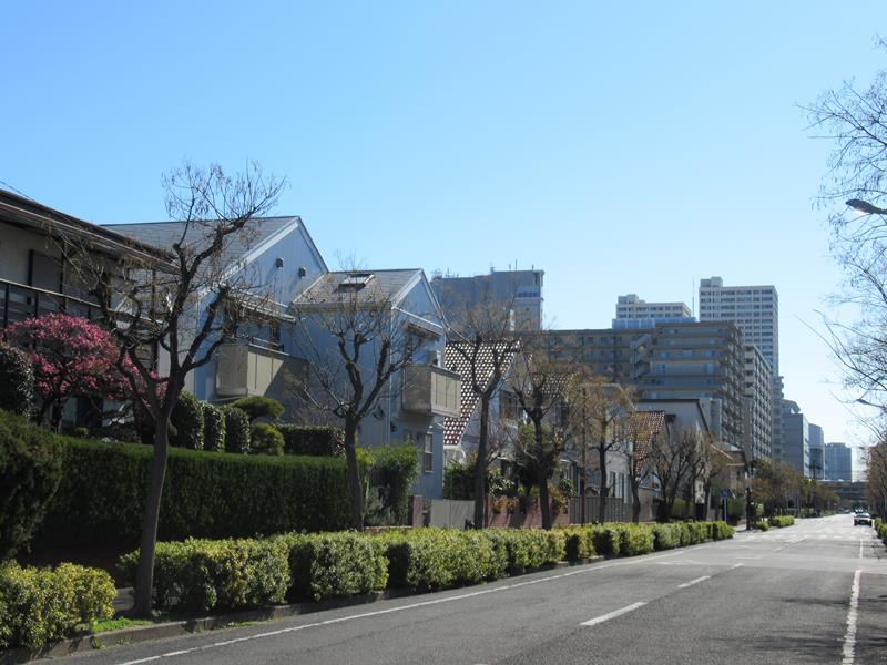 市内有数の高級住宅地・美浜３丁目。高い高齢化率という課題に直面している＝浦安市