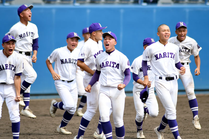 成田、木更津総合 延長制し16強 第78回秋季千葉県高校野球大会