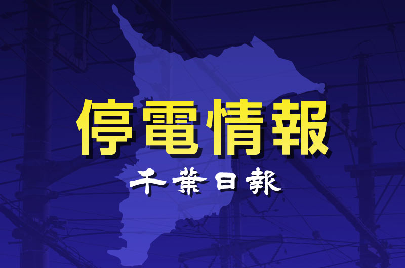 千葉日報　停電情報