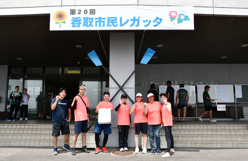 練習をたくさんこなしたクルーに贈られる「努力賞」を受賞した