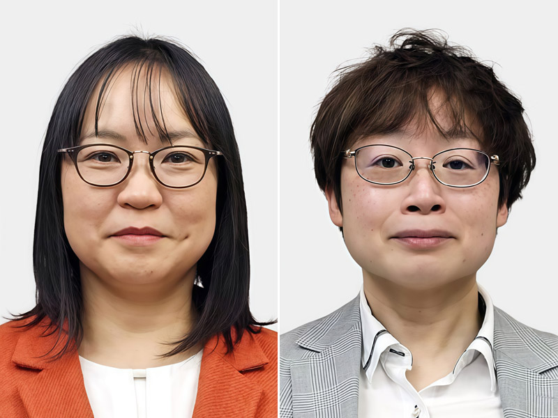 （左から）白石ちよ氏、松崎佐智氏